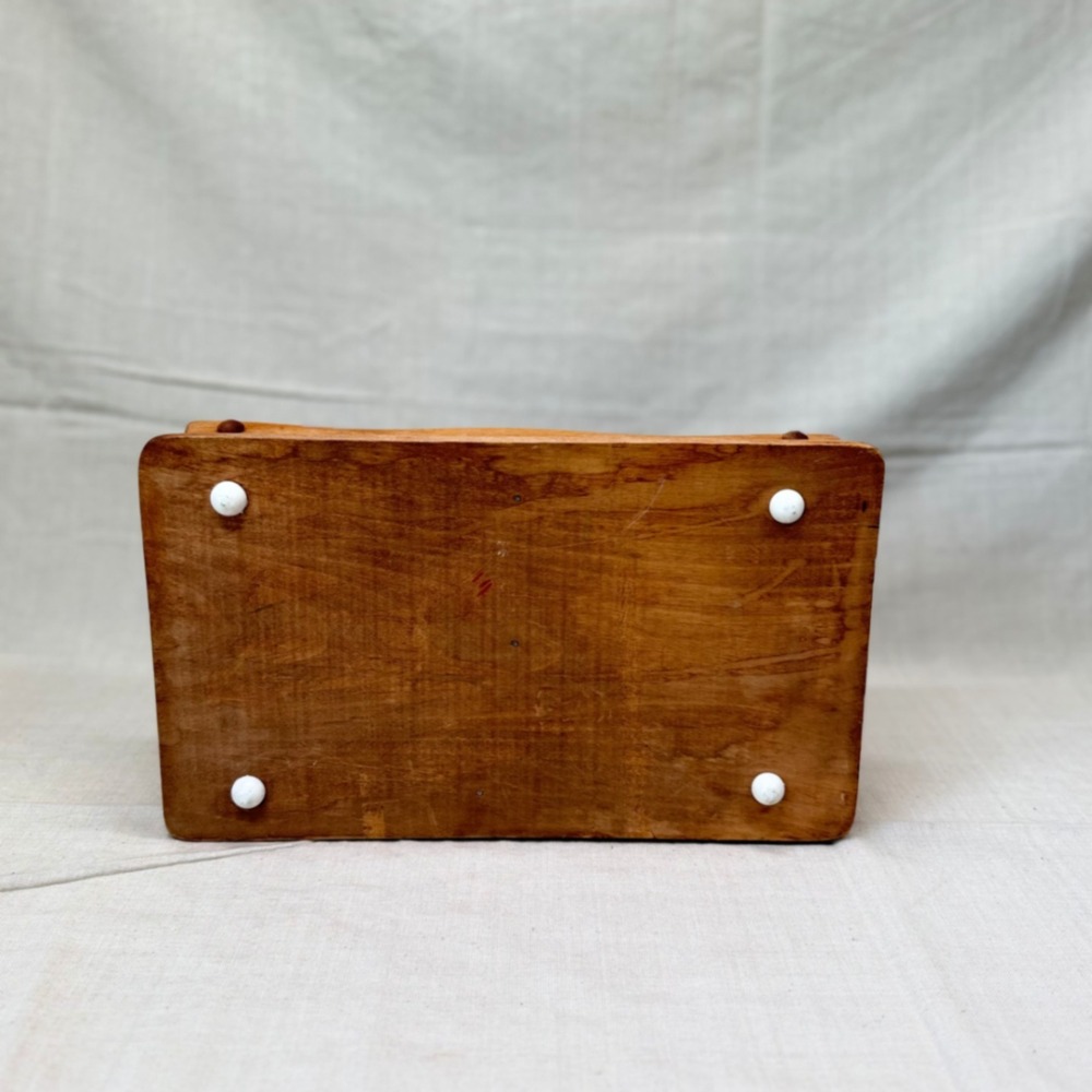 Vintage Wooden Mail Organizer Desktop Entryway Catchall Office Storage - Picture 7 of 11